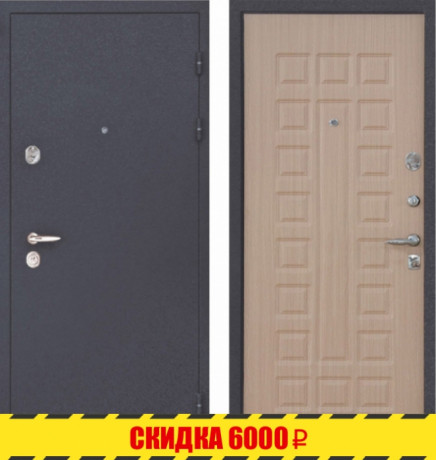 Входная дверь "Колизей" беленый дуб