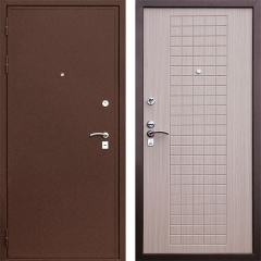 Стальная дверь &quot;ДС-1&quot; CISA светлый венге