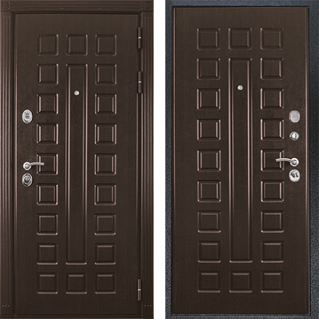 Стальная дверь "Триумф" венге/венге