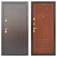 Стальная дверь &quot;Прометей&quot; темный орех