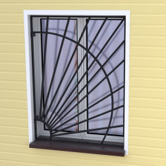 Решетка на окно сварная № 17