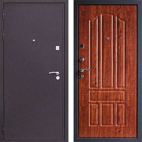 Стальная дверь Прованс CISA Кедр глянец