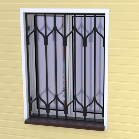 Решетка на окно сварная № 19