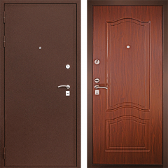 Стальная дверь &quot;ДС-1&quot; CISA тисненый орех