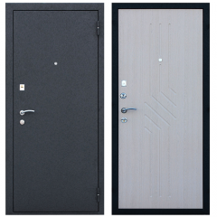 Стальная дверь &quot;Слалом&quot; беленый дуб