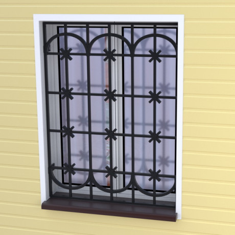 Решетка на окно сварная № 24