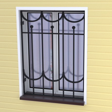 Решетка на окно сварная № 25