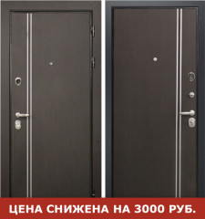 Стальная дверь &quot;Легионер&quot; (венге)