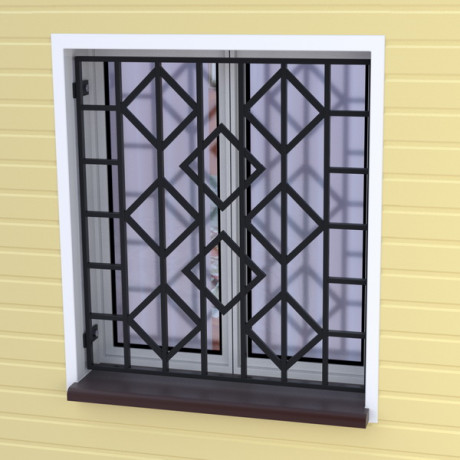 Решетка на окно сварная № 29