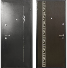 Стальная дверь &quot;Алькор&quot; Темный венге