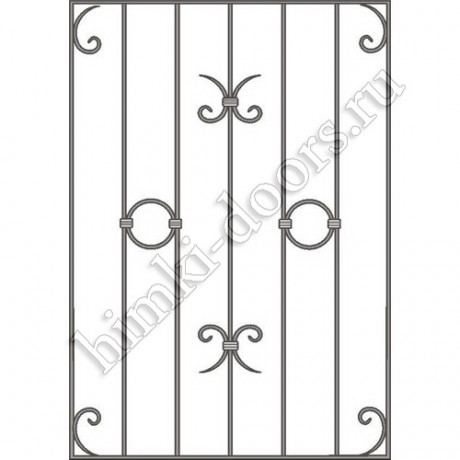 Решетка на окно кованая 2