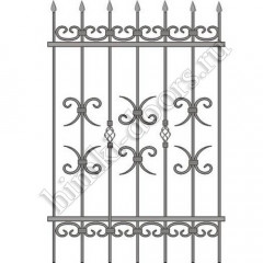 Решетка на окно кованая 36