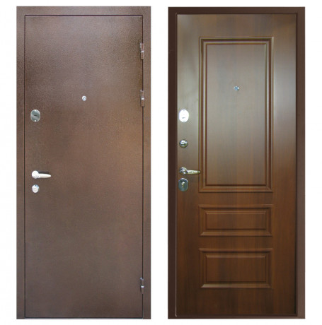 Стальная дверь "Сириус 3 D - Амадея" Итальянский орех