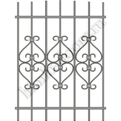 Решетка на окно кованая 20