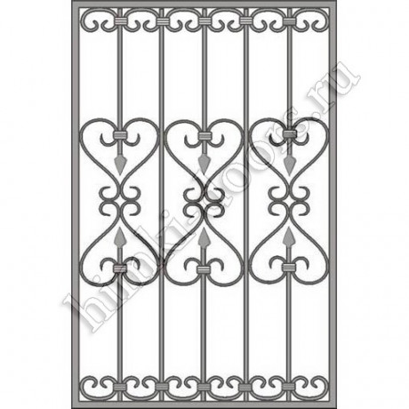 Решетка на окно кованая 39