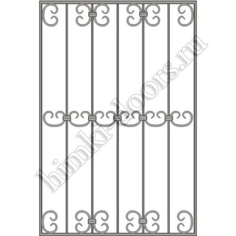 Решетка на окно кованая 22