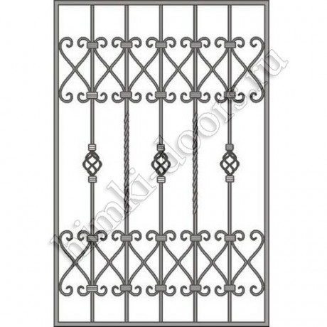 Решетка на окно кованая 40