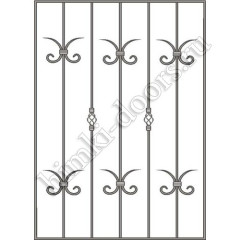 Решетка на окно кованая 6