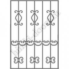 Решетка на окно кованая 26