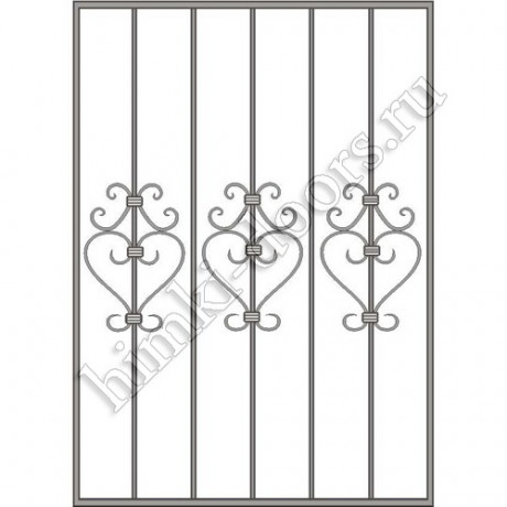 Решетка на окно кованая 9