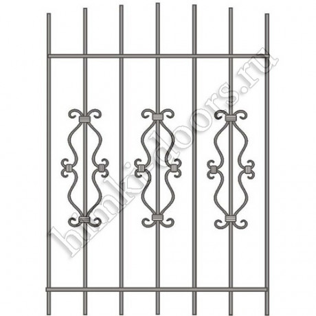 Решетка на окно кованая 10