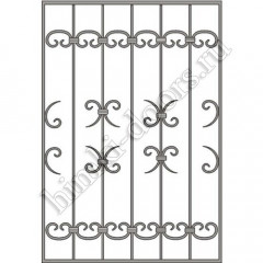 Решетка на окно кованая 28