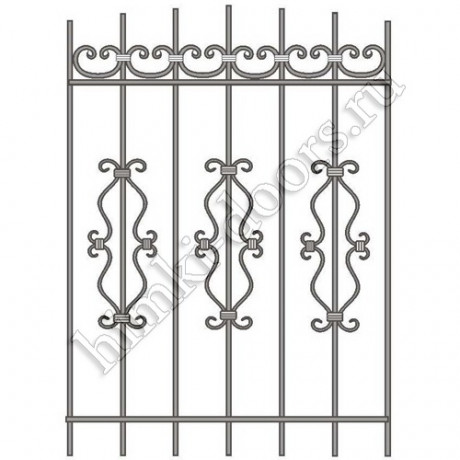 Решетка на окно кованая 11