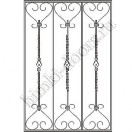 Решетка на окно кованая 31