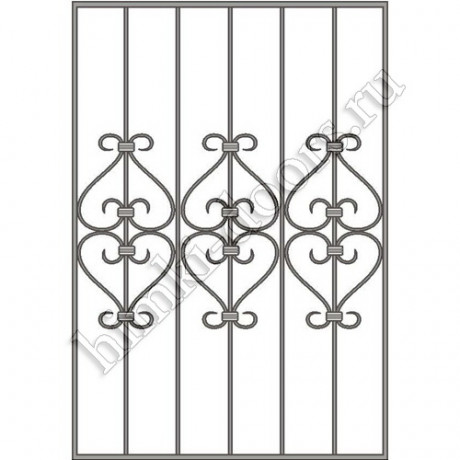 Решетка на окно кованая 15