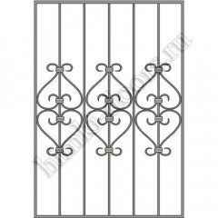 Решетка на окно кованая 15