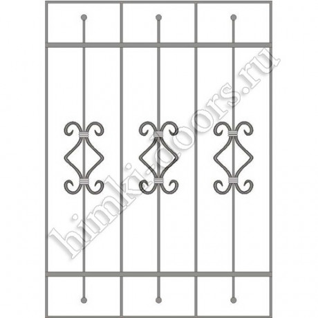 Решетка на окно кованая 16