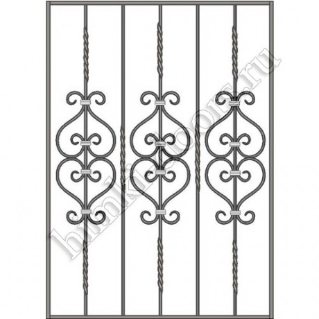 Решетка на окно кованая 17