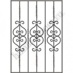 Решетка на окно кованая 17