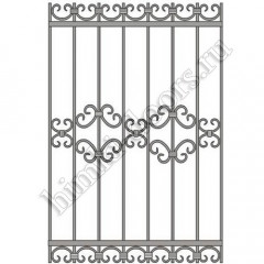 Решетка на окно кованая 34