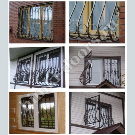 Решетка на окно дутая 1.