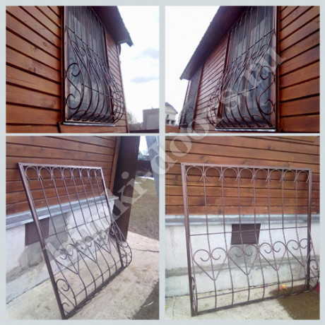 Решетка на окно дутая 4.