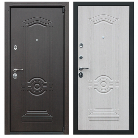 Стальная дверь "Гермес" беленый дуб