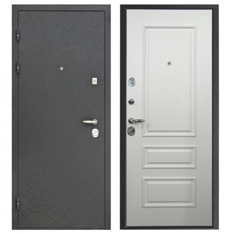 Стальная дверь "Персей 3 D-Амадея" Белый ясень