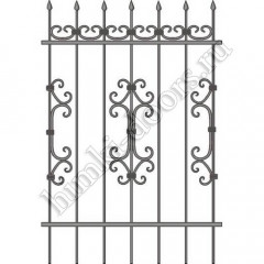 Решетка на окно кованая 35