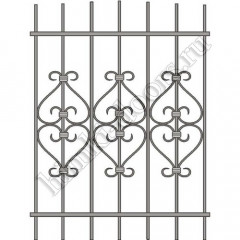 Решетка на окно кованая 20