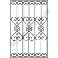 Решетка на окно кованая 39