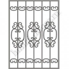 Решетка на окно кованая 41