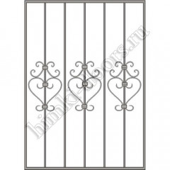 Решетка на окно кованая 9