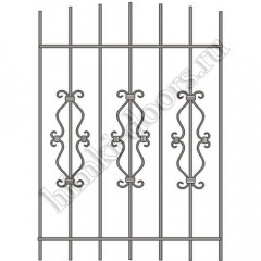 Решетка на окно кованая 10