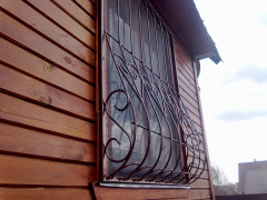 Решетка на окно дутая 4.